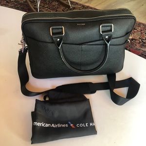 NEW Cole Haan American Airlines Leather Laptop